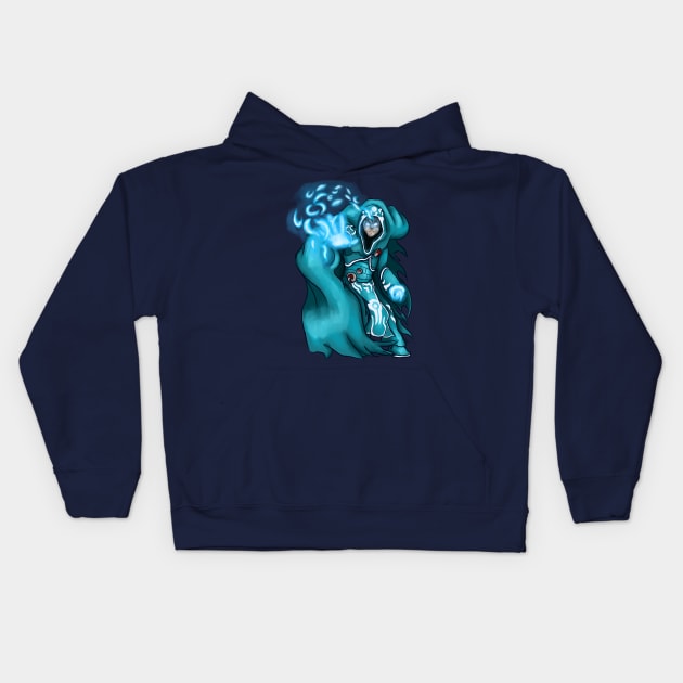 Jace Beleren Kids Hoodie by KloudKat